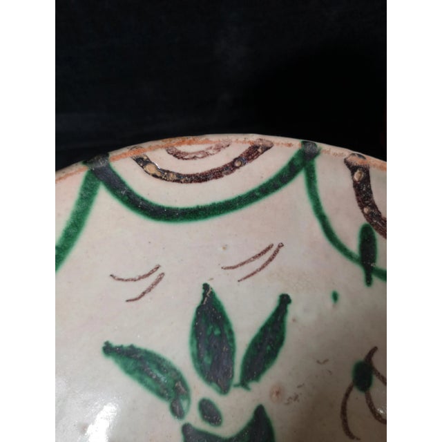 Antique 19th century ceramic Aragonesa bowl from Teruel, Spain, dating from the mid 19th century. A sought after...