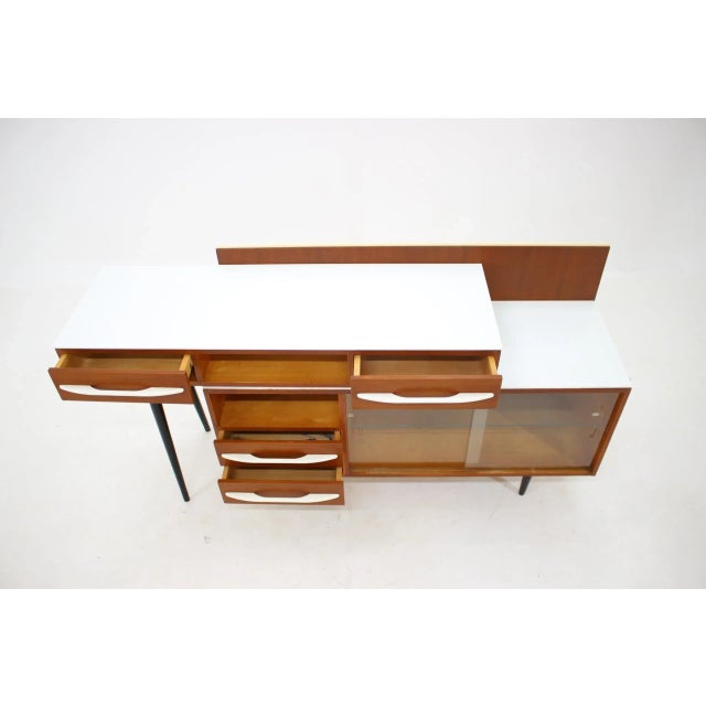 1960s Modular Desk and Chest of Drawers by M. Pozar, Czechoslovakia, 1960s, Set of 2 For Sale - Image 5 of 9