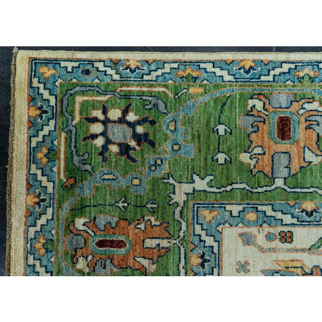 Oriental Hand Knotted Rug 9'1" x 11'5" #20647 For Sale - Image 4 of 8