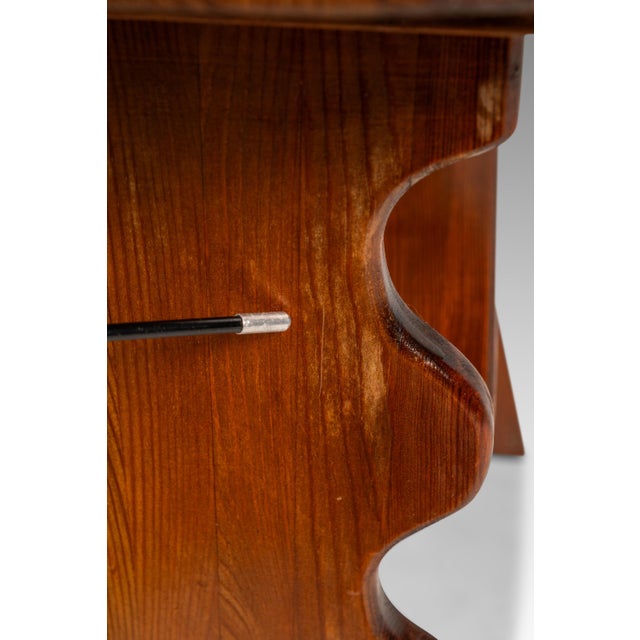 Rare Early Swedish Scandinavian Modern Side Table in Solid Pine Attributed to Bo Fjæstad, Sweden, C. 1930s For Sale - Image 17 of 18