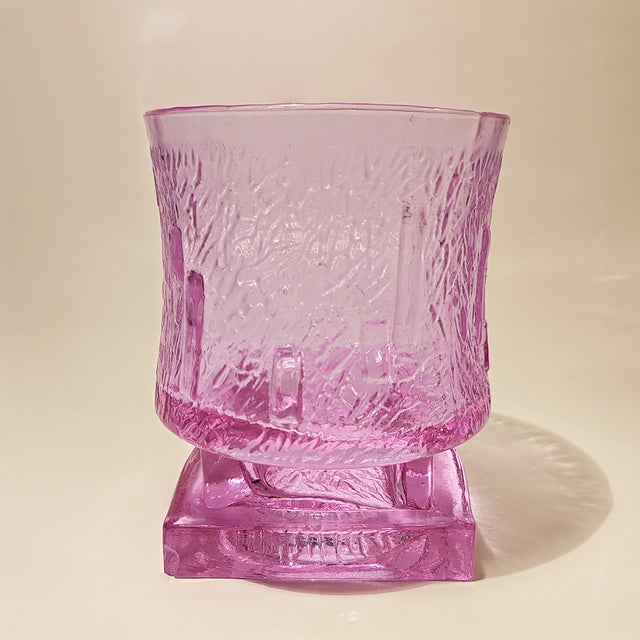Ice Bucket and 6 Glasses in Murano Glass Alexandrite, Italy, 1960s, Set of 7 For Sale - Image 4 of 11