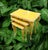 A great set of yellow vintage French nesting tables, made of very light wood easy to move around when needed. Totally...