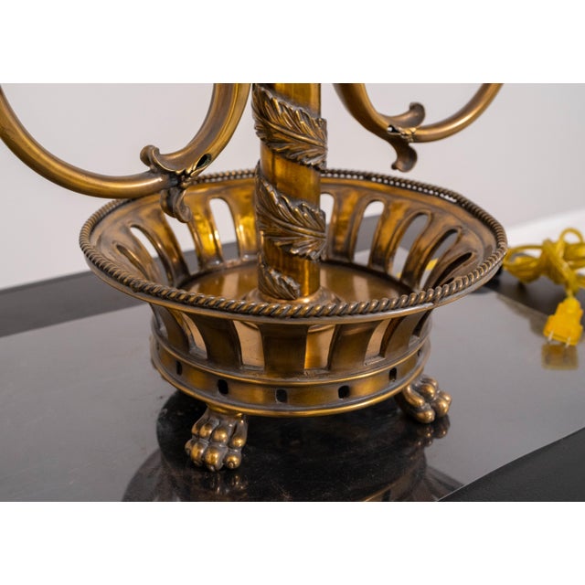 1990s Maitland Smith French Empire French Bouillotte Lamp For Sale - Image 14 of 18