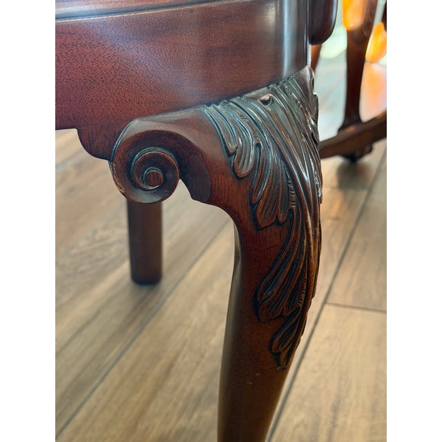 1980s Kindel Winterthur Mahogany Complete Dining Set-Original Receipt of Purchase Included For Sale - Image 16 of 18
