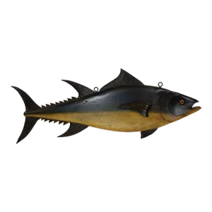 Carved and Painted Tuna Fish Trade Sign