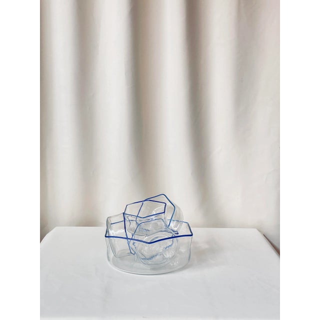 Italian Glass Bowls, Set of 6 For Sale - Image 3 of 13