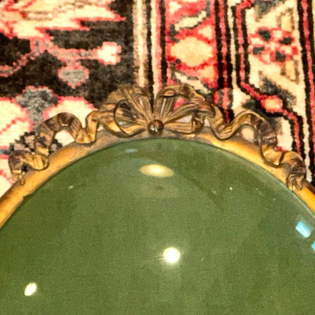 Antique Victorian Convex “Bubble Glass” Domed Glass Frame For Sale In Los Angeles - Image 6 of 9