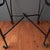 French Art Deco Black Wrought Iron Outdoor Patio Garden Table For Sale - Image 10 of 18