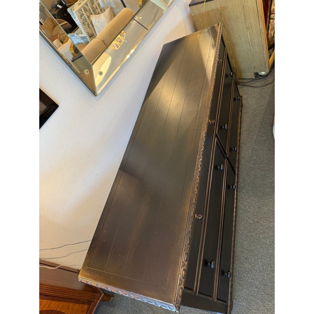 2010s Restoration Hardware French Empire Bedroom Collection Low Boy Dresser For Sale - Image 5 of 12
