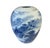Vintage Chinoiserie Egg Shaped Blue and White Vase 16" H For Sale - Image 10 of 10