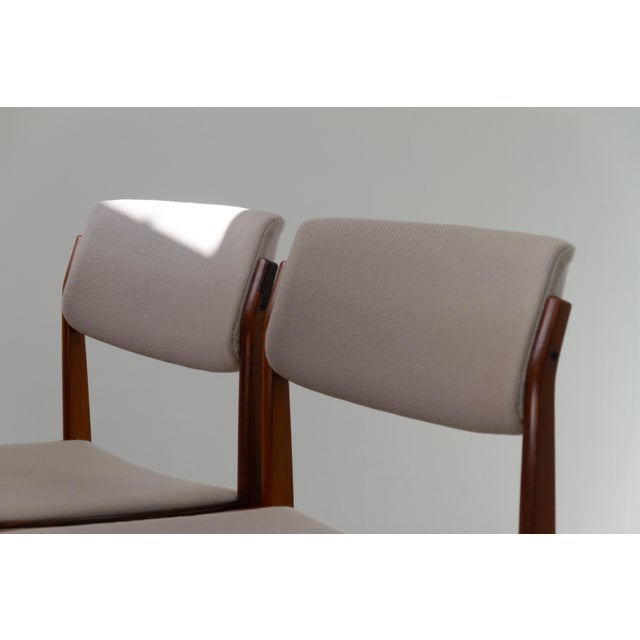 Brown Danish Modern Rosewood Dining Chairs by H. W. Klein for Bramin, 1960s, Set of 4 For Sale - Image 8 of 18