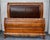 Legacy Pine Upholstered Sleigh Bed Carved and Inlaid Ornate Queen Frame For Sale - Image 9 of 18