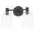Mitzi Paisley 2-Light Bath Vanity Light, Soft Black For Sale