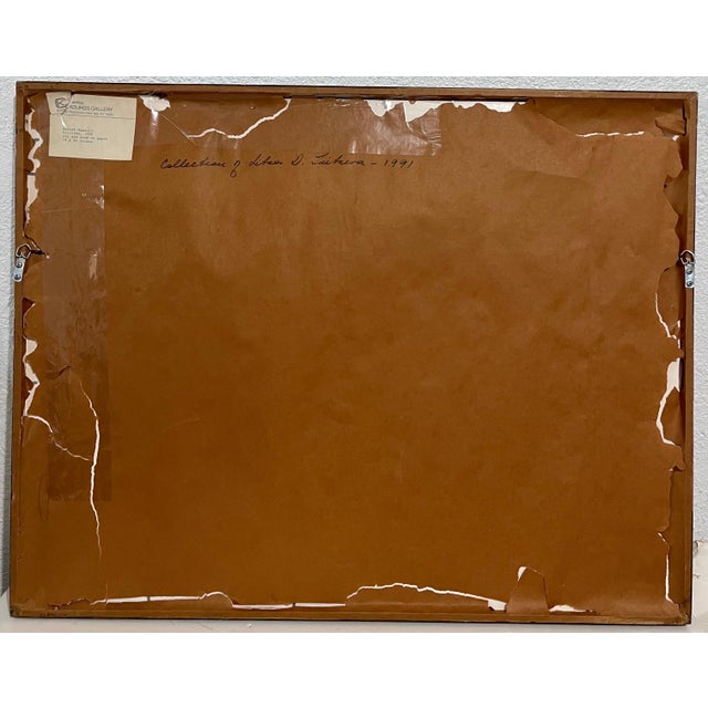 Wood Rafael Mahdavi, Abstract Wood Collage Assemblage Oil Painting Rafael Mahdavi Art Brut Kouros NYC, 1990 For Sale - Image 7 of 7