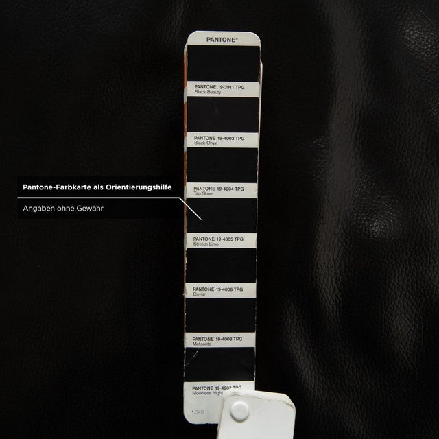 Black Leather Two-Seater Armchair Black Sofas with Manual Function from Jori, Set of 2 For Sale - Image 15 of 18