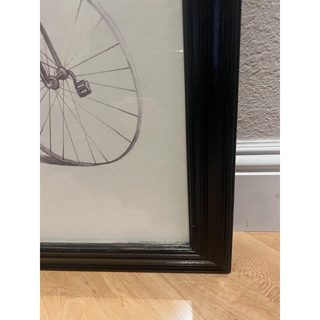 Vintage Old Fashion Boy With Bicycle Print Joanne Thompson For Sale In Sacramento - Image 6 of 7