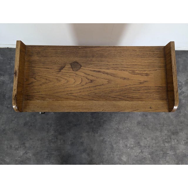 Modern Vintage Modernist Oak Storage Unit For Sale - Image 3 of 6
