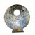 Sculptural Crackled Glass Mosaic Table Lamp with Wooden Base, Italy, 1990s For Sale - Image 12 of 12