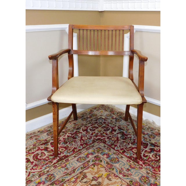 Vintage Lane Furniture Walnut Dining Chairs Set of 4 Chairish