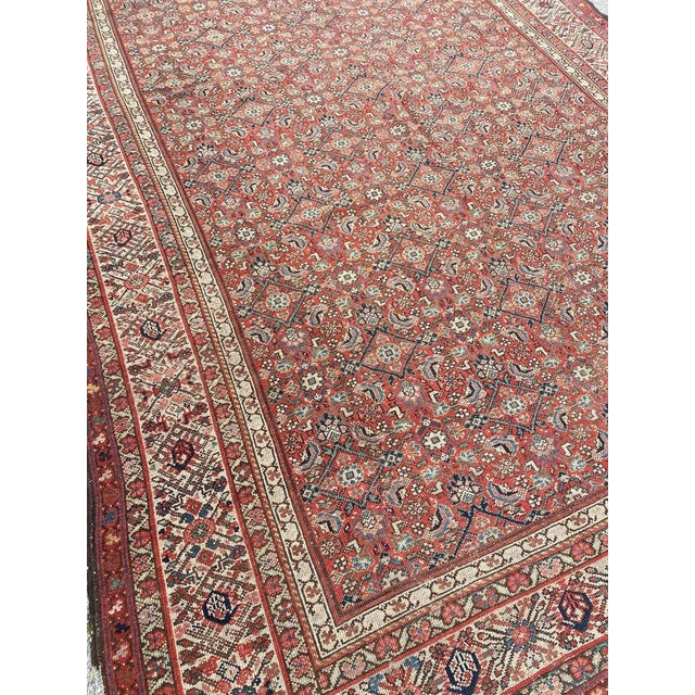 Antique Long Kurdish Malayer Rug, 1890s For Sale - Image 3 of 18