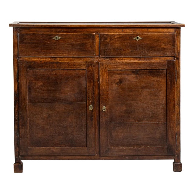 Oak Buffet in Original Patina, Antique, France, Circa 1860 For Sale