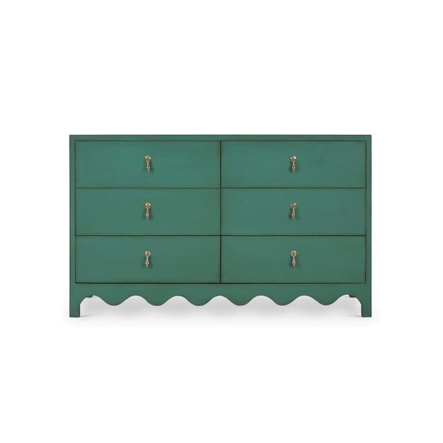 The deep vintage willow green hand-painted and lightly distressed finish beautifully complements various décor styles,...