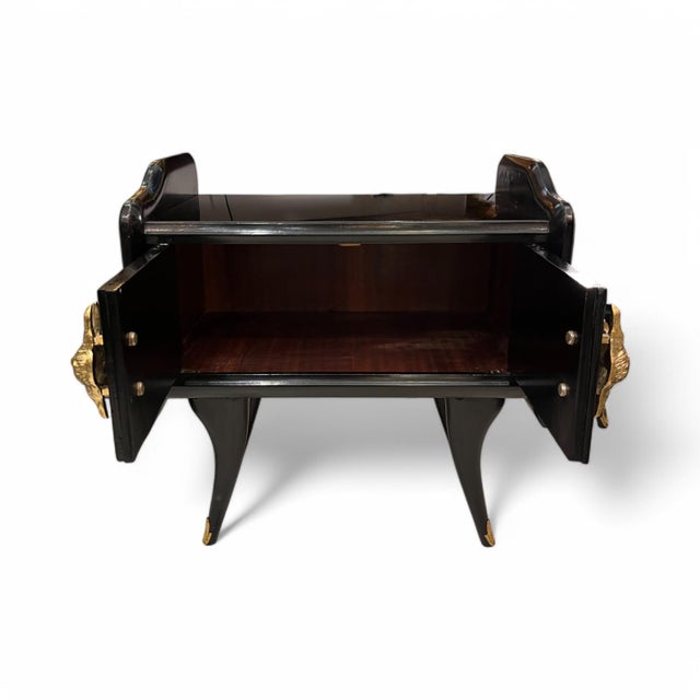 Golden Shell Nightstands, Set of 2 For Sale - Image 5 of 11