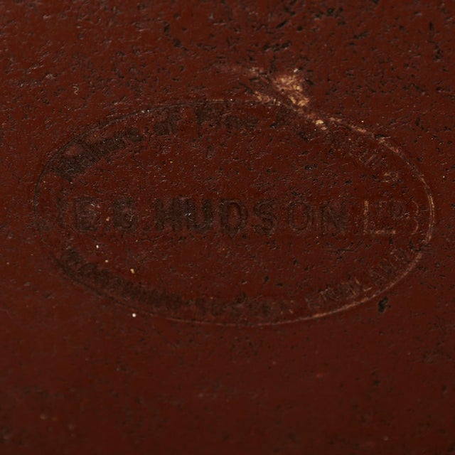 Antique English Leather Top Campaign Desk For Sale - Image 17 of 17