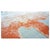 Gray Indo-Nepalese Modern Wool & Silk 9x12 Grey, Orange, & Red Handmade Area Rug #1144036 For Sale - Image 8 of 9