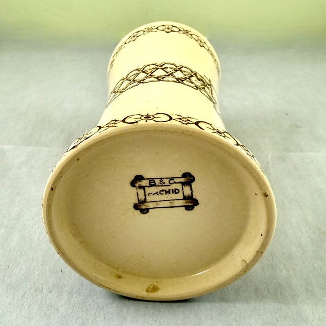 Bridgwood & Clarke Ironstone Aesthetic ‘Orchid’ Toothbrush Holder, Circa 1860 For Sale - Image 12 of 14