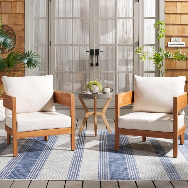 Experience superior comfort and the beauty of simplicity with the Theo Chair Set of 2 Outdoor. Crafted with a tastefully...