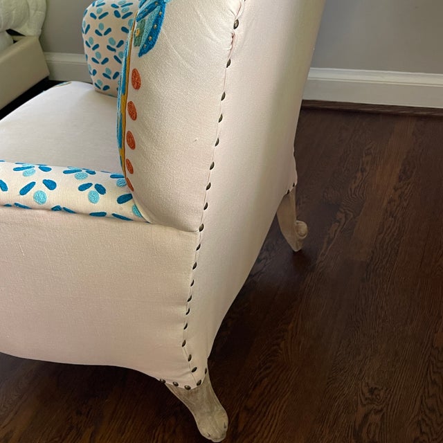 Anthropologie Jimena Accent ChairLinen Chairish