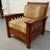 Brown Late 20th Century Handcrafted Slatted Mission Oak Lounge Chairs For Sale - Image 8 of 16