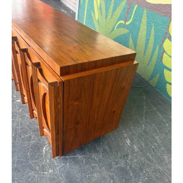 Brutalist Tabago Two-Piece China Cabinet For Sale - Image 9 of 13