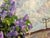 Purple 1970s Oil Painting Lilac Near the House Dziuban Ivan Feodosievich For Sale - Image 8 of 12
