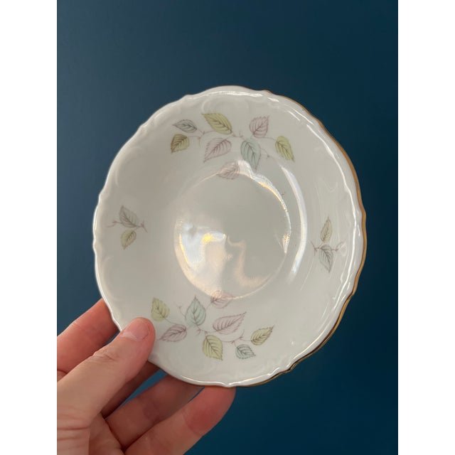 1950s Mid Century Modern Mitterteich Bavaria “Falling Leaves” Porcelain Dinner Service - 49 Pieces For Sale - Image 11 of 18
