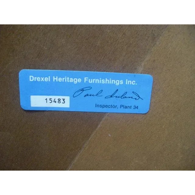 1980s Drexel Heritage Chippendale Side Table With Fretwork Details For Sale - Image 12 of 13