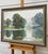 Peaceful Misty Riverside in the English Countryside with Cows & Tree Reflections Circa 1990 For Sale - Image 12 of 17