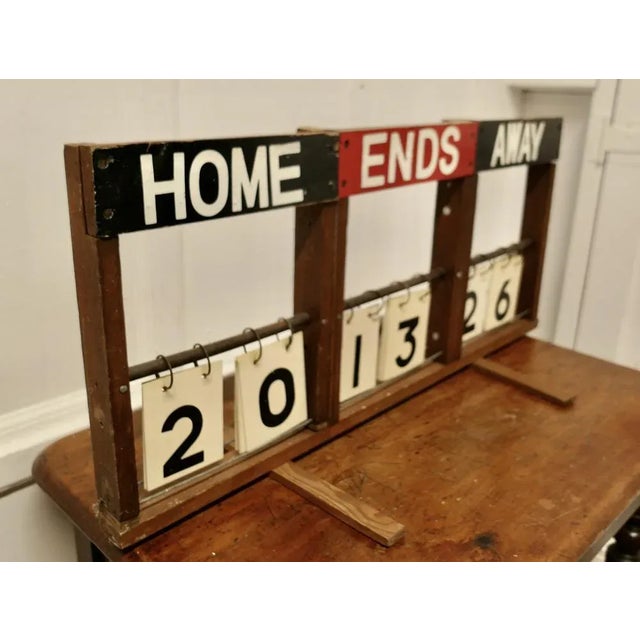 Country Made Village Cricket Score Board A Charming Country made piece, the board has all the usual information needed...