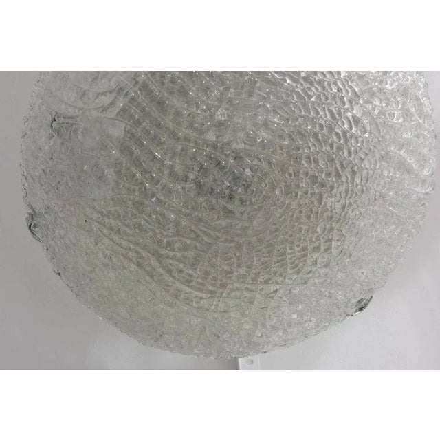 Mid-Century Modern 1970s Kalmar Style Flushmount Chandelier For Sale - Image 3 of 12
