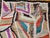 Vintage Moroccan Boucherouite Rug, Handwoven, Mid-Century Modern Abstract Design, 5’ X 7’ For Sale In Chicago - Image 6 of 11