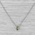 Gemstone Information: - Natural Peridot - Carats - 0.30ct Cut - Round Brilliant Color - Light Green - Natural Diamonds-...