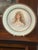 Mid 19th Century Antique Austrian Porcelain Cabinet Portrait Plate Constance of Austria For Sale - Image 5 of 7