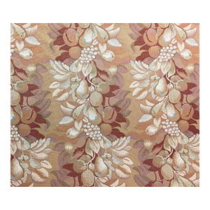 Vintage Old World Weavers for Scalamandre "Vergilius Harvest" Fruit Column Tapestry Jacquard Fabric- 5.75 Yards