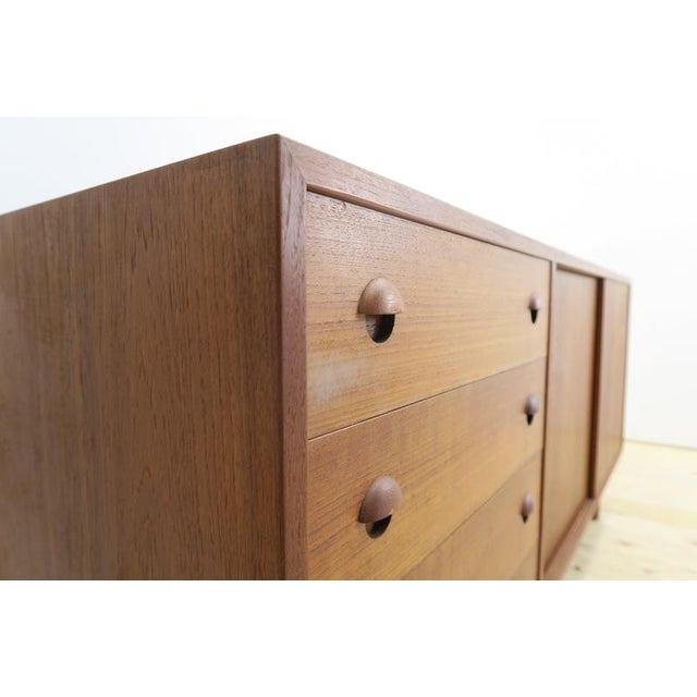 Wood Teak Sideboard from Hornslet Møbelfabrik, Denmark, 1960 For Sale - Image 7 of 10