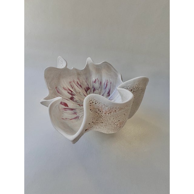 Contemporary Ceramic Coral Bowl by N'atelier For Sale - Image 3 of 18