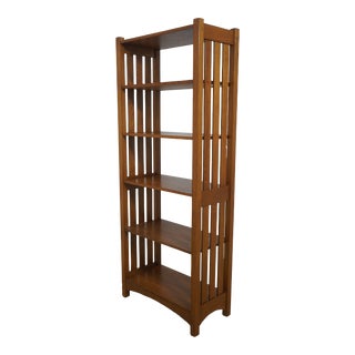 Stickley Mission Arts & Crafts Oak Bookcase For Sale