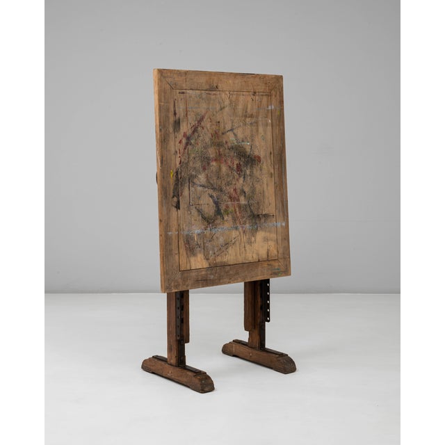 20th Century French Wooden Artist's Easel with Adjustable Tilt For Sale - Image 13 of 18