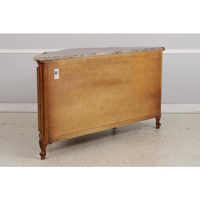Century Country French Marble Top Credenza Sideboard For Sale - Image 14 of 16