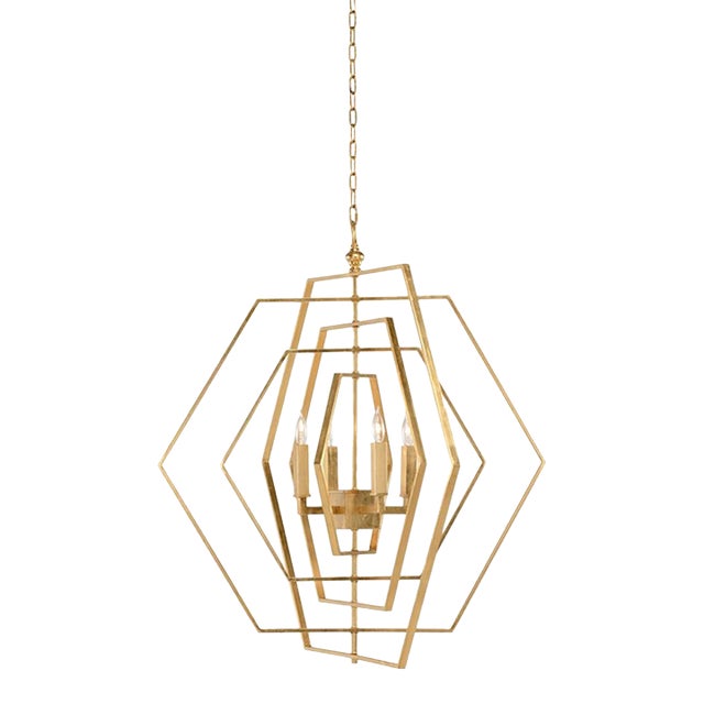 Chelsea House Hexagon Chandelier For Sale